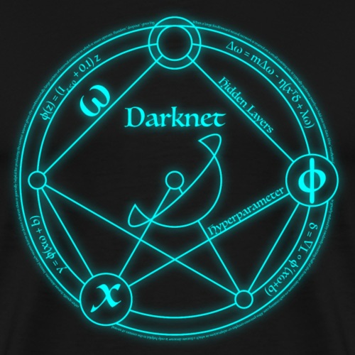 darknet logo cyan - Men's Premium T-Shirt