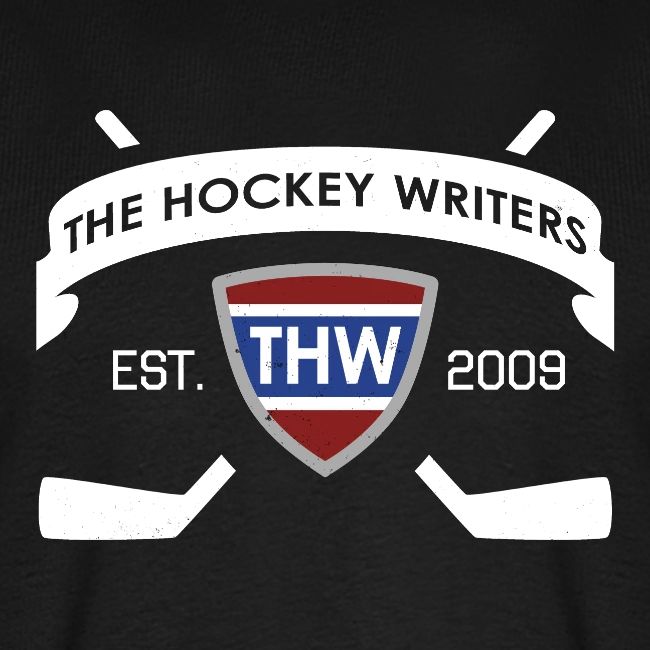 The Hockey Writers Est. 2009 Banner Logo - white