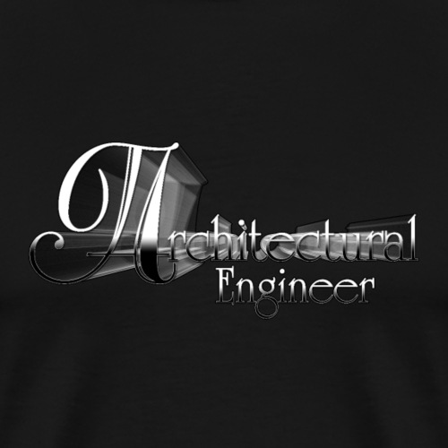 Architectural Engineer Typography Artwork - Men's Premium T-Shirt