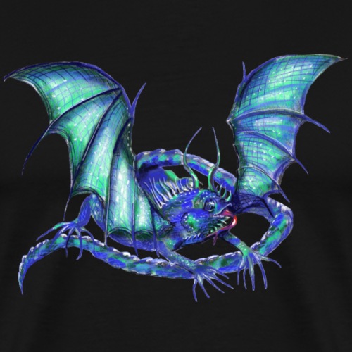 lizard dragon - Men's Premium T-Shirt