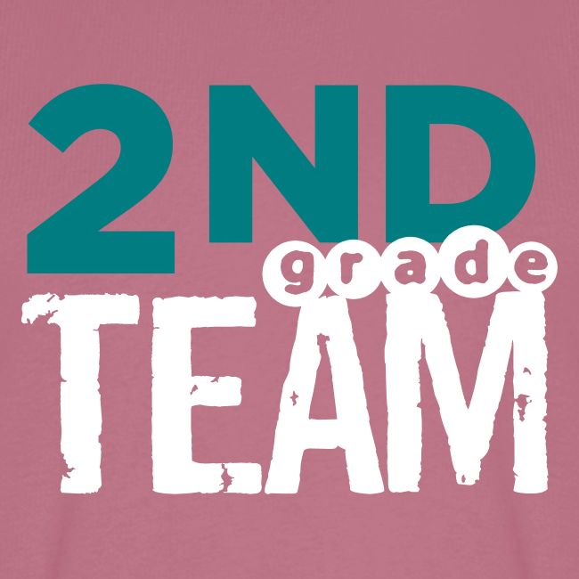 Bold 2nd Grade Team Teacher T Shirts