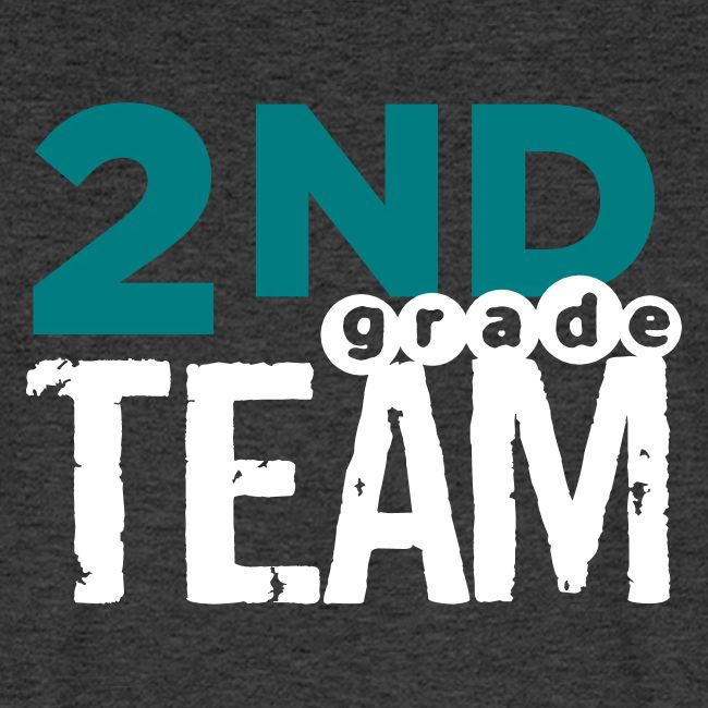 Bold 2nd Grade Team Teacher T Shirts
