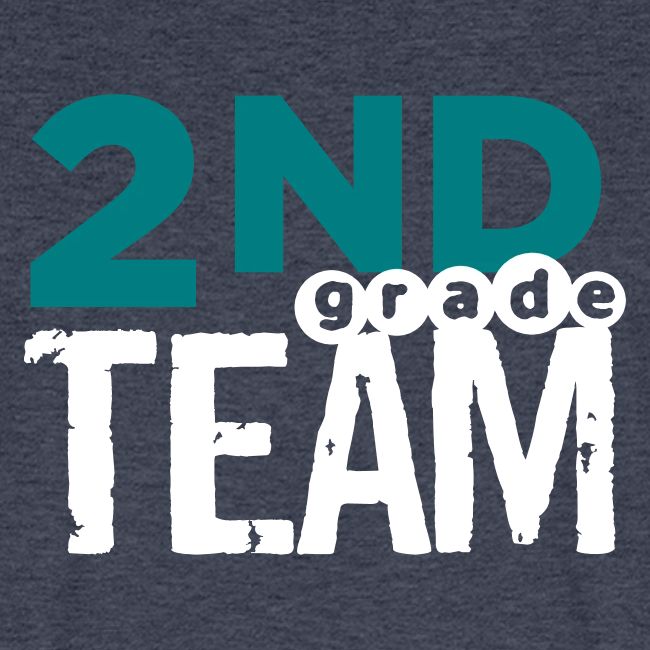 Bold 2nd Grade Team Teacher T Shirts