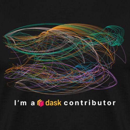 Dask Contributor Logo - Men's Premium T-Shirt