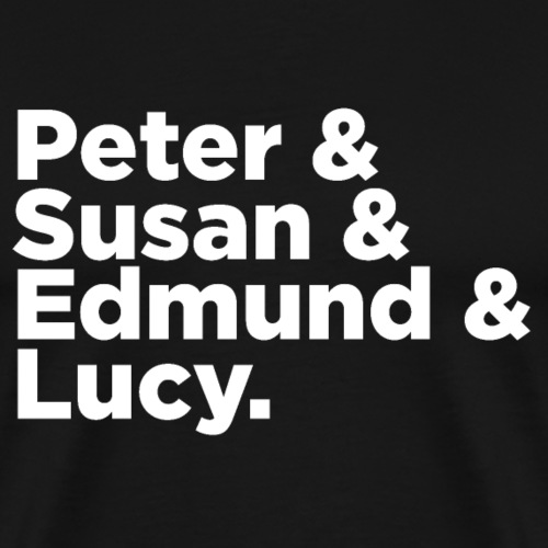 Peter & Susan & Edmund & Lucy - Men's Premium T-Shirt