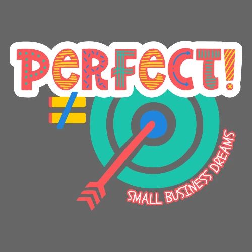 Perfect is NOT the Goal (orange) - Men's Premium T-Shirt