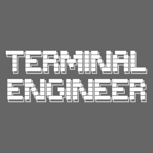 Terminal Engineer ASCII Double Print - Men's Premium T-Shirt