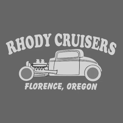 Rhody Cruisers Silver on Black - Men's Premium T-Shirt