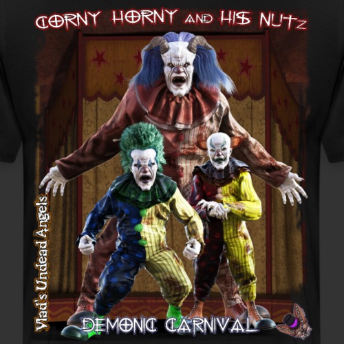 Demonic Carnival Corny Horny And His Nutz - Men's Premium T-Shirt