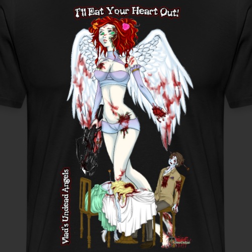 Zombie Cupid Scarlet Long Transparent - Men's Premium T-Shirt
