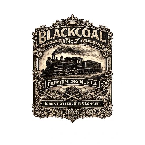 Black coal No. 7 - Men's Premium T-Shirt