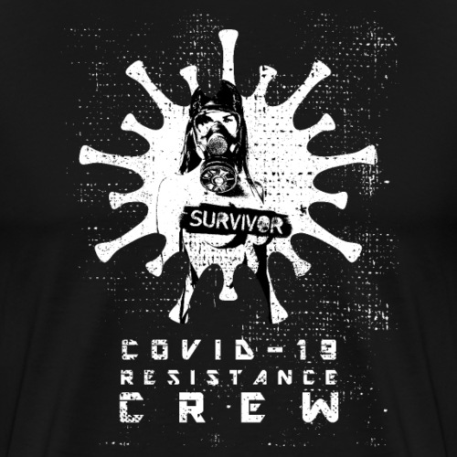 Survivor / COVID-19 RESISTANCE CREW - Men's Premium T-Shirt