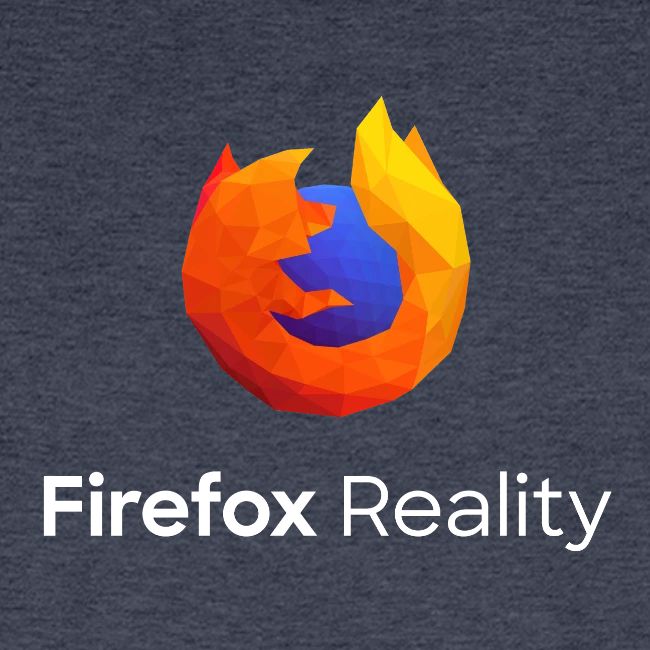Firefox Reality - Transp., Vertical, White Text