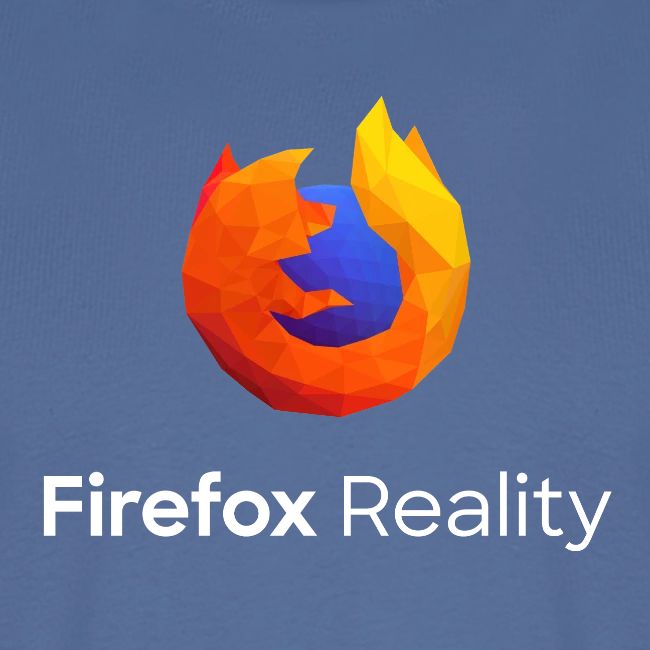 Firefox Reality - Transp., Vertical, White Text