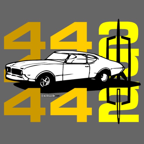 auto_oldsmobile_442_002a - Men's Premium T-Shirt