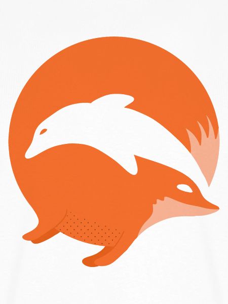 Fox or Dolphin in this fun optical illusion