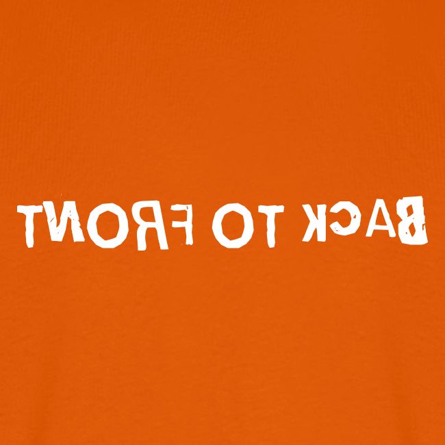 Back To Front Word Art