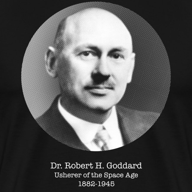Dr Robert Goddard (white)