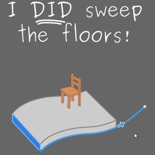 I DID sweep the floors! 3D CAD Sweep - Men's Premium T-Shirt