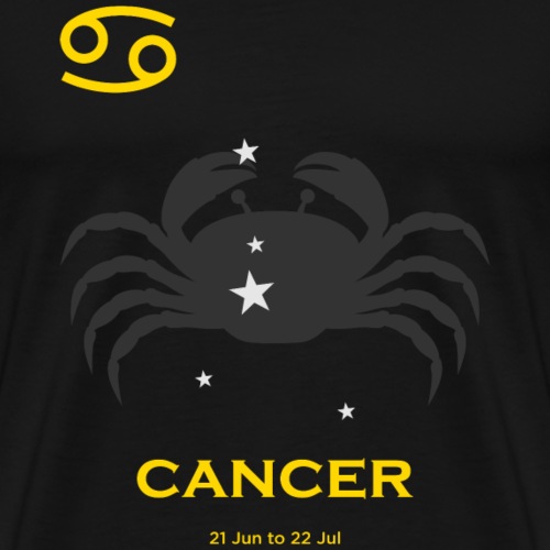 cancer zodiac astrology horoscope - Men's Premium T-Shirt