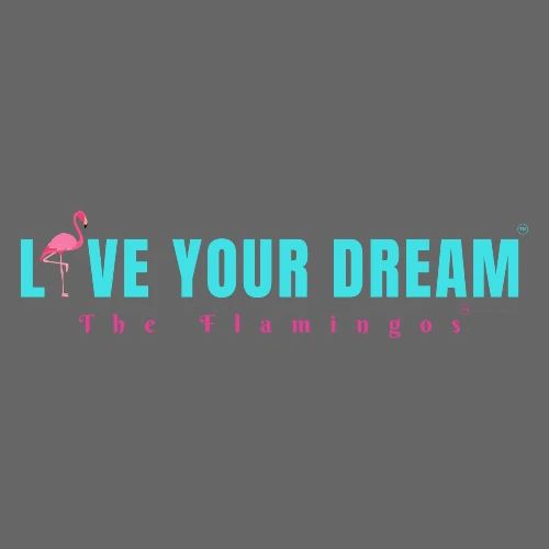 Live Your Dream w/Flamingo Bird - Men's Premium T-Shirt