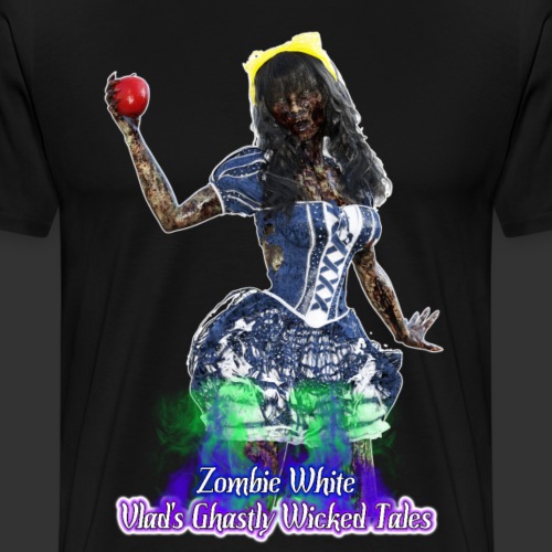 Ghastly Wicked Zombie White - Men's Premium T-Shirt