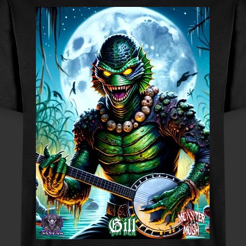 Monster Mosh 2024 Tour Gill On Banjo (G-002) - Men's Premium T-Shirt