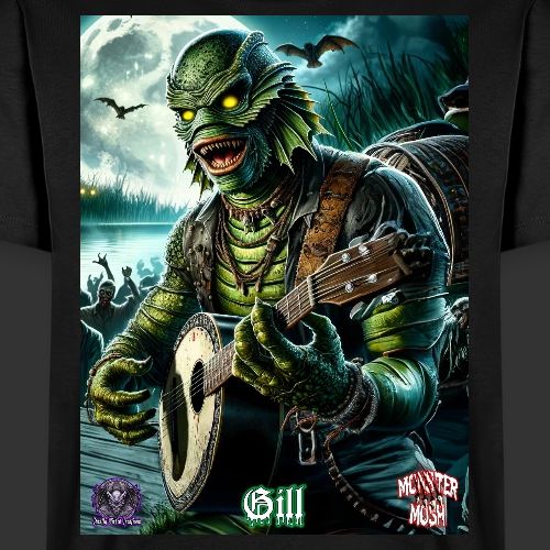 Monster Mosh 2024 Tour Gill On Banjo (G-004A) - Men's Premium T-Shirt
