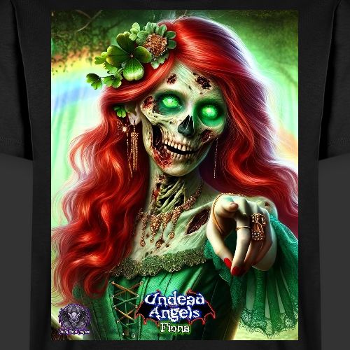 Fiona Undead Angel Leprechaun Queen #DFZ-001C - Men's Premium T-Shirt