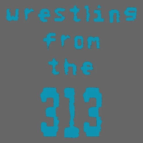 Wrestling from the 313 (Teal) - Men's Premium T-Shirt