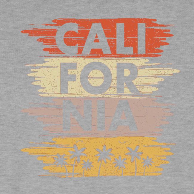 California with palm trees design