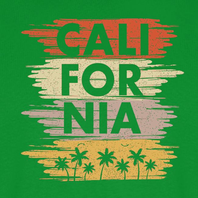 California with palm trees design