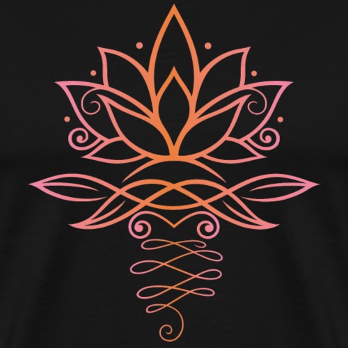 Lotus flower Yoga - Men's Premium T-Shirt