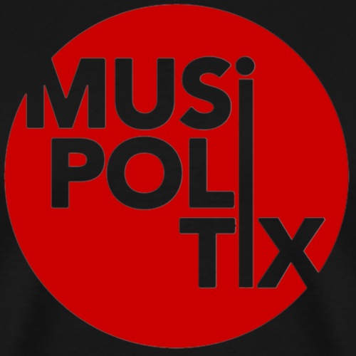 MUSiPOLiTiX logo (red) - Men's Premium T-Shirt