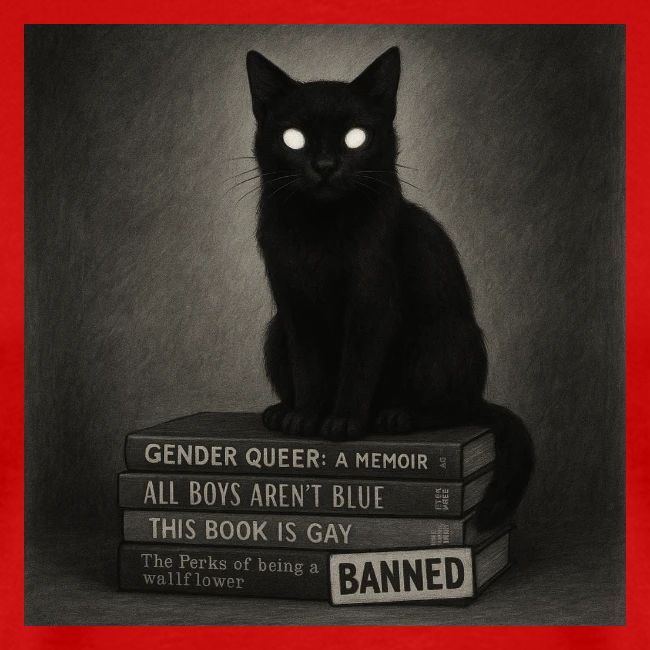 Cat on Banned Books