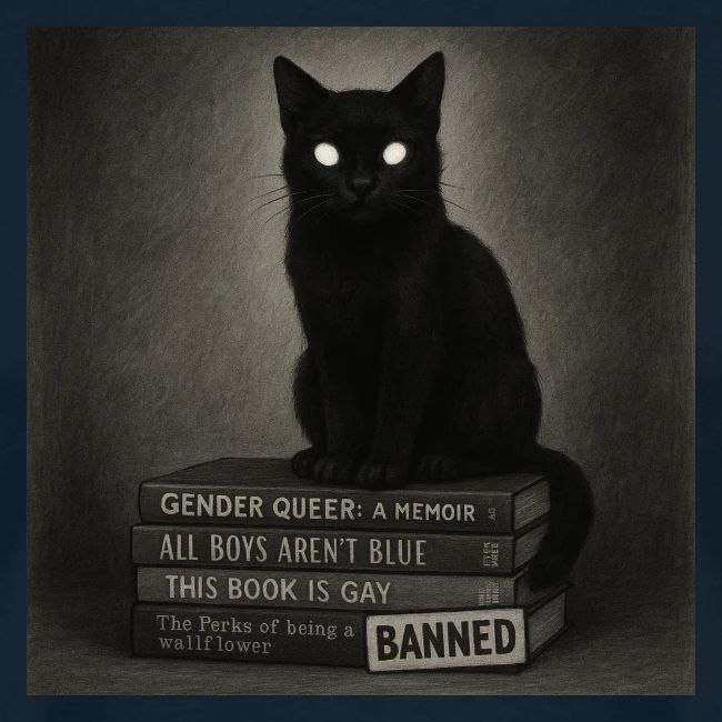Cat on Banned Books