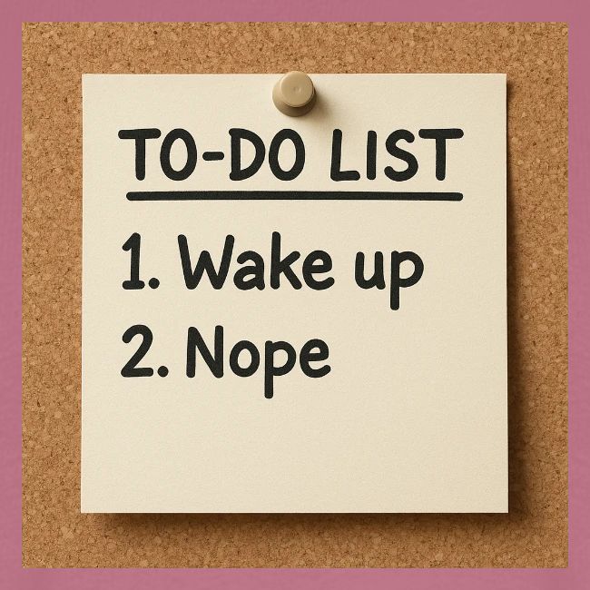 Humorous To Do List