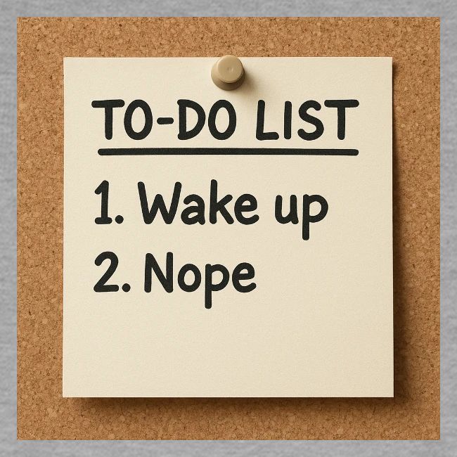Humorous To Do List