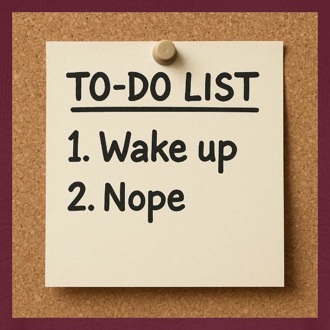 Humorous To Do List