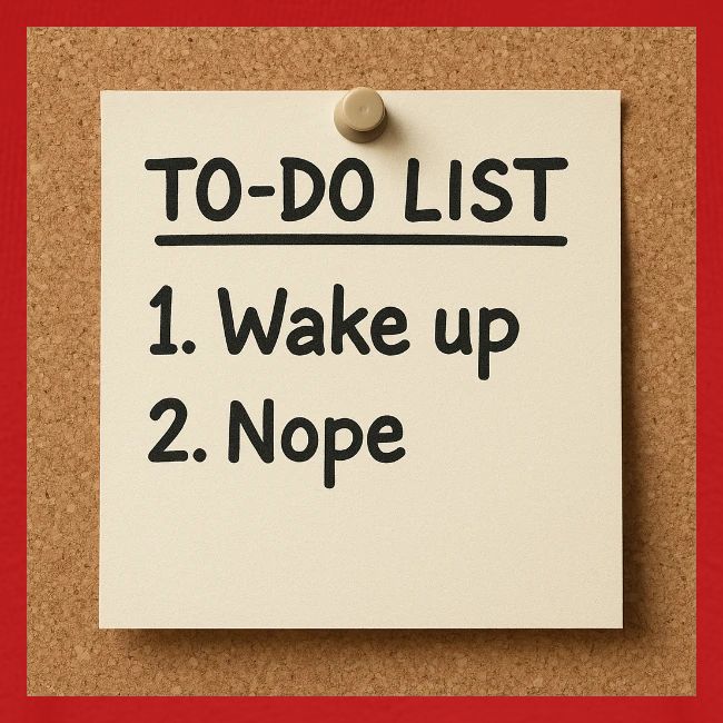 Humorous To Do List