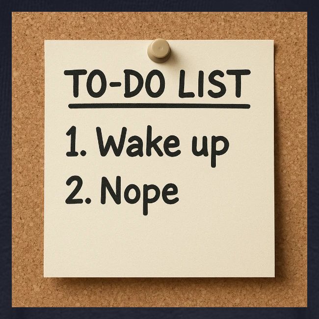 Humorous To Do List