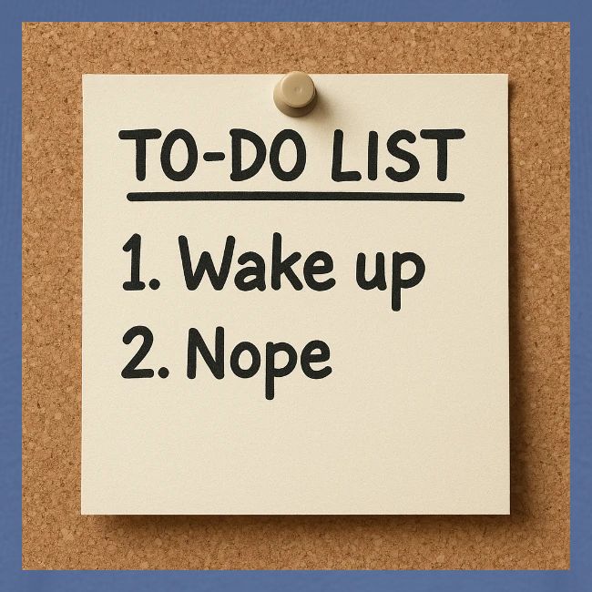 Humorous To Do List