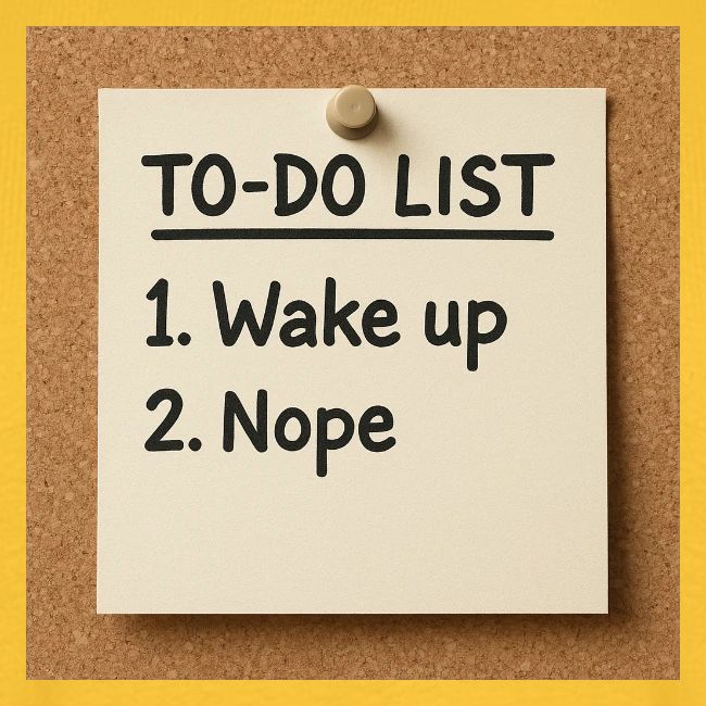 Humorous To Do List