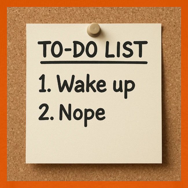 Humorous To Do List