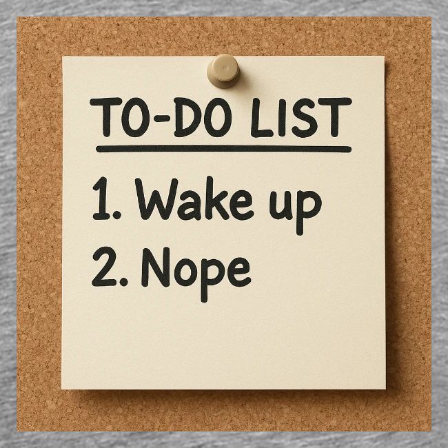 Humorous To Do List