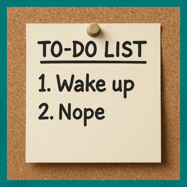 Humorous To Do List