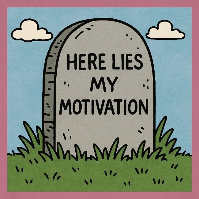 Motivations Cartoon Tombstone