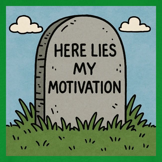Motivations Cartoon Tombstone