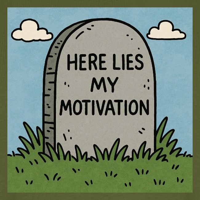 Motivations Cartoon Tombstone