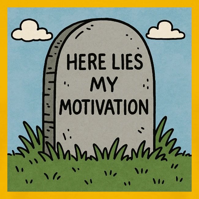 Motivations Cartoon Tombstone